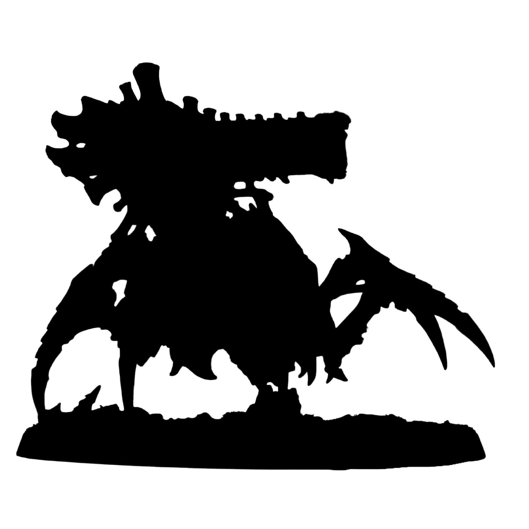 Ordinance Siege Beast | Resin Multipart Miniature Kit | 32mm Scale Wargaming Model 40K Proxy