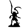 Shadow Stalker | Resin Multipart Miniature Kit | 32mm Scale Wargaming Model 40K Proxy