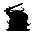 Guo, Great Demon of Pestilence | Resin Multipart Miniature Kit | 32mm Scale Wargaming Model 40K Proxy