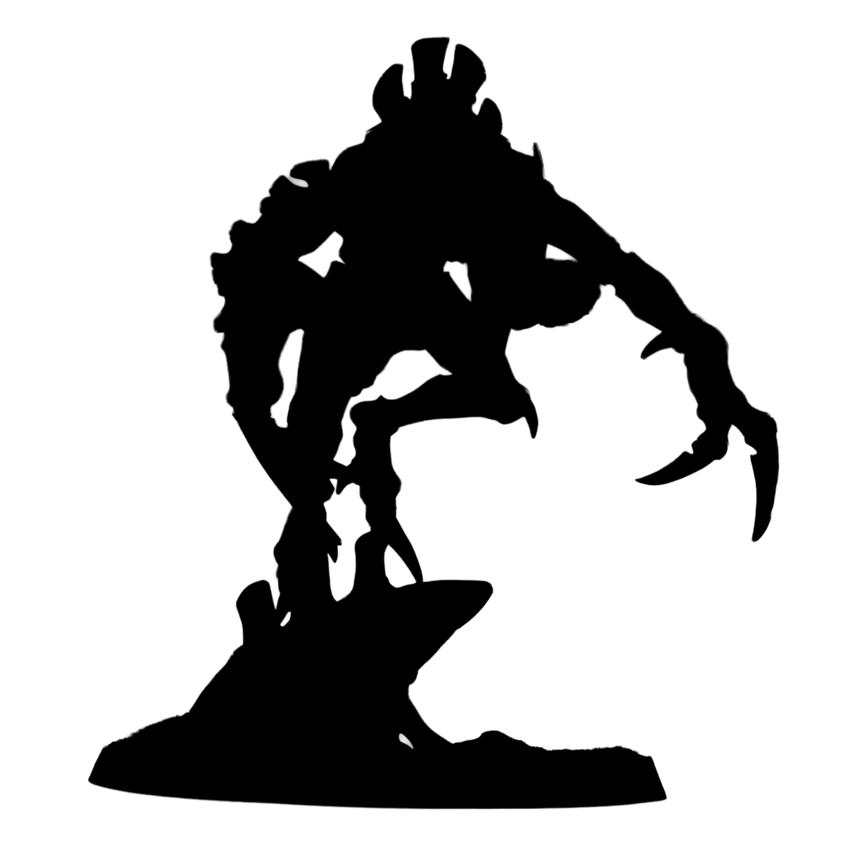 Alien Vanguard Brood Leader | Resin Multipart Miniature Kit | 32mm Scale Wargaming Model 40K Proxy