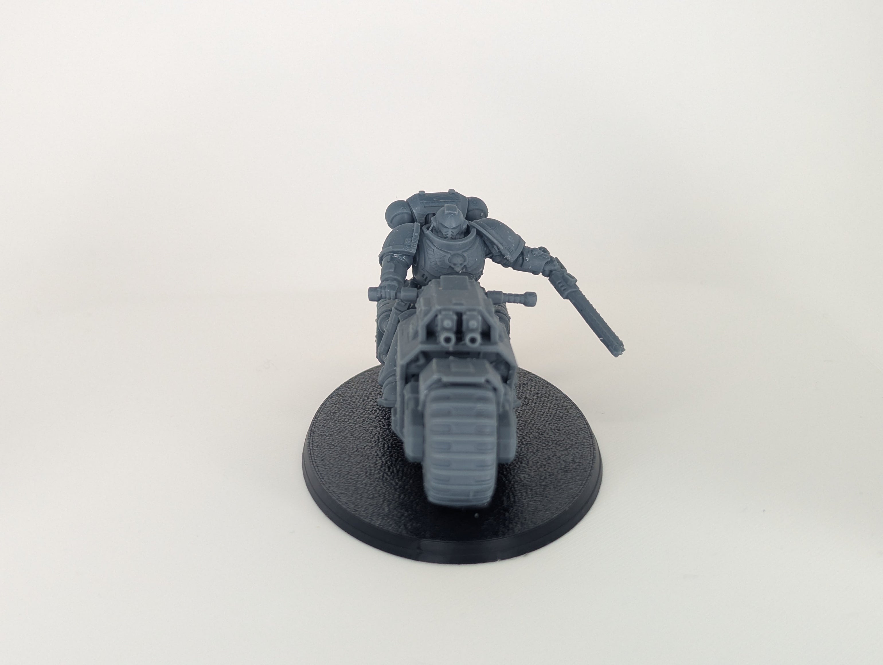 Futuristic Armored Biker Calvary | Resin Miniatures | 32mm Scale Wargaming Model Proxy