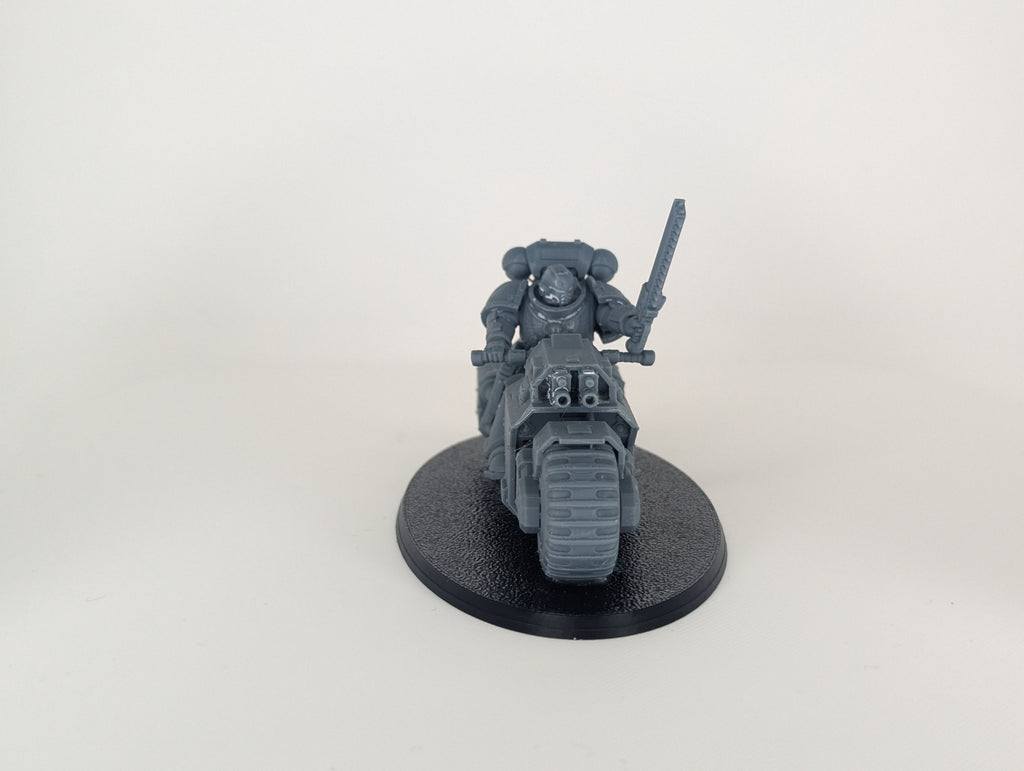 Futuristic Armored Biker Calvary | Resin Miniatures | 32mm Scale Wargaming Model Proxy