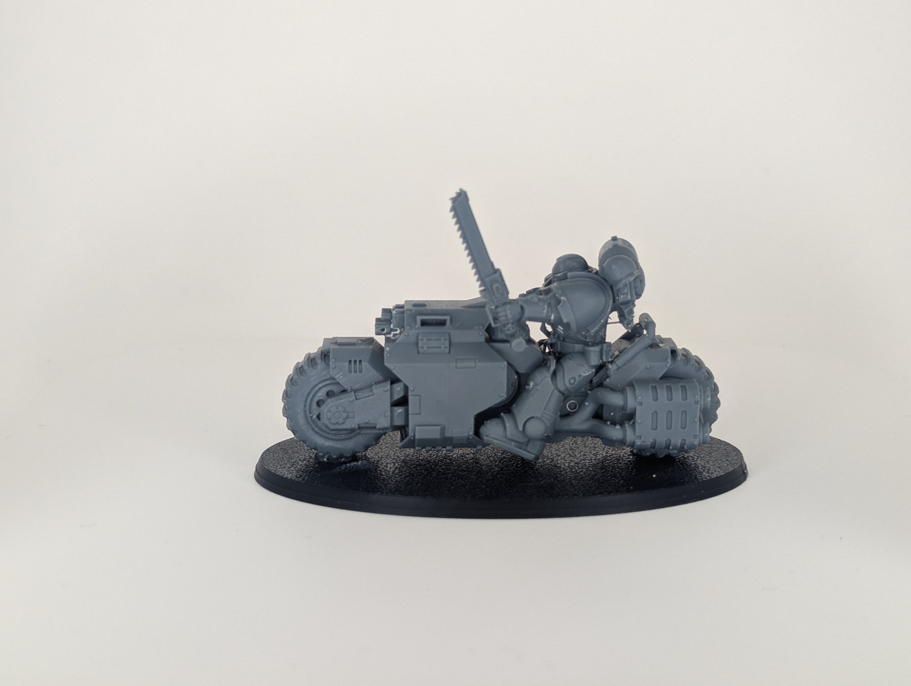 Futuristic Armored Biker Calvary | Resin Miniatures | 32mm Scale Wargaming Model Proxy