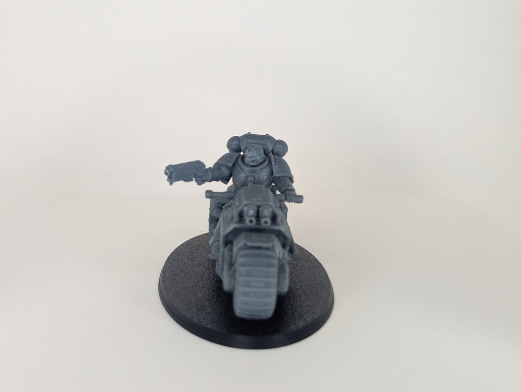 Futuristic Armored Biker Calvary | Resin Miniatures | 32mm Scale Wargaming Model Proxy