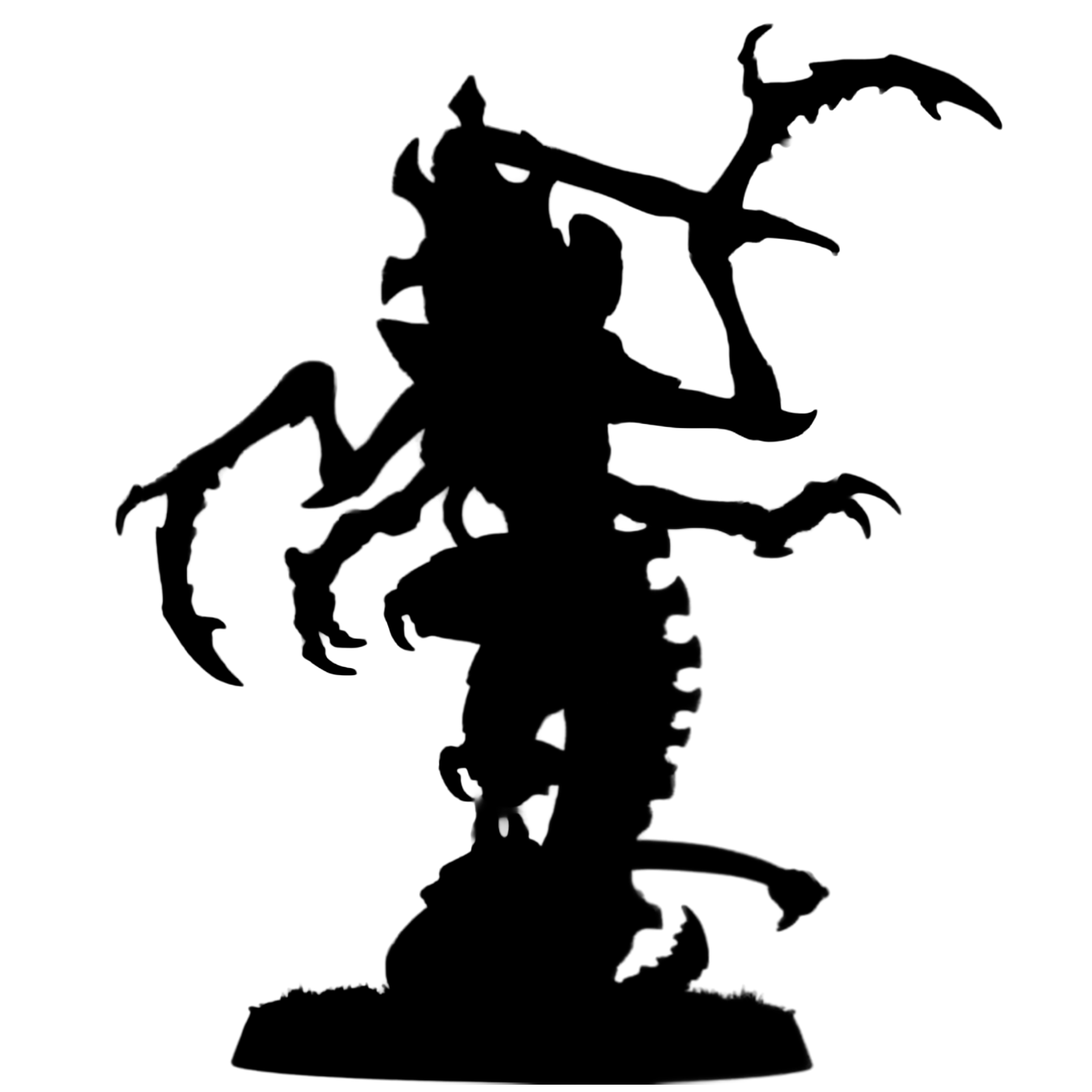 Alien Psychic Stalker | Resin Multipart Miniature Kit | 32mm Scale Wargaming Model 40K Proxy