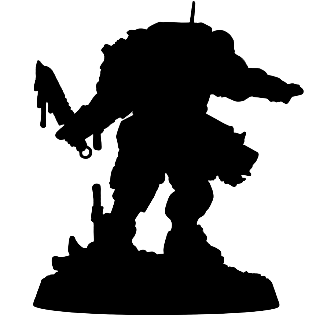 Battle Brother Lieutenant | Resin Multipart Miniature Kit | 32mm Scale Wargaming Model 40K Proxy