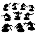Alien Vanguard Gene Horrors | Resin Multipart Miniature Kit | 32mm Scale Wargaming Model 40K Proxy