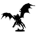Winged Swarm Tyrant | Resin Multipart Miniature Kit | 32mm Scale Wargaming Model 40K Proxy